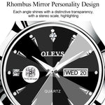 OLEVS 8697 Orologio al quarzo luminoso impermeabile