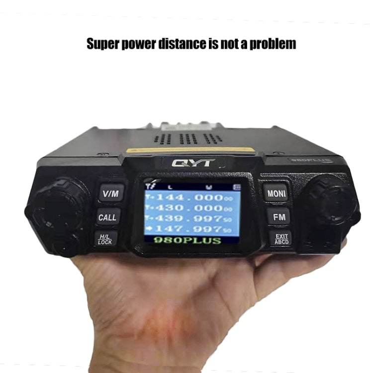 QYT KT-980 Plus radio mobile dual band VHF/UHF 75W/55W