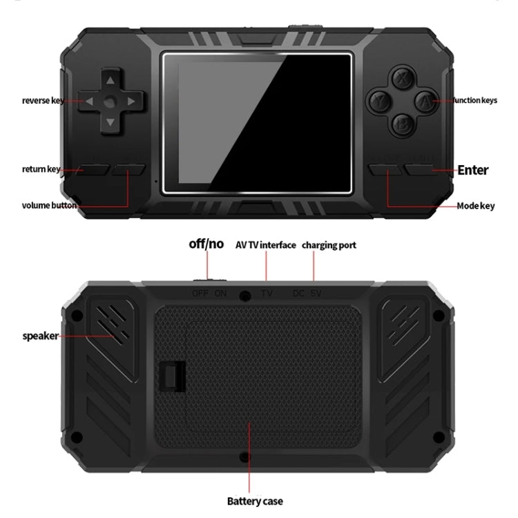 Console portatile S8 3 pollici con 520 giochi integrati