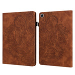 Custodia in pelle con motivo pavone per Samsung Galaxy Tab A8