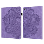 Custodia in pelle con motivo pavone per Samsung Galaxy Tab A8