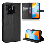 Custodia portafoglio in pelle per Xiaomi Redmi 10C