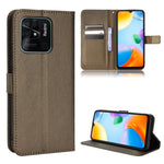 Custodia portafoglio in pelle per Xiaomi Redmi 10C