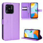Custodia portafoglio in pelle per Xiaomi Redmi 10C