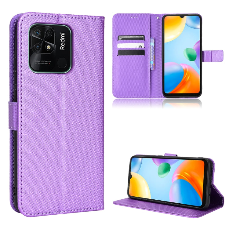 Custodia portafoglio in pelle per Xiaomi Redmi 10C