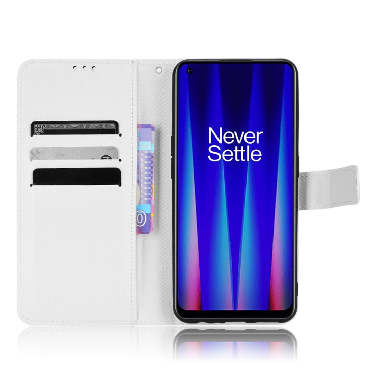 Custodia portafoglio in pelle con trama a diamante per OnePlus No