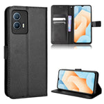 Custodia portafoglio in pelle con slot carte per smartphone compa