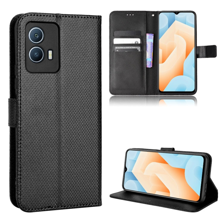 Custodia portafoglio in pelle con slot carte per smartphone compa
