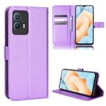 Custodia portafoglio in pelle con slot carte per smartphone compa
