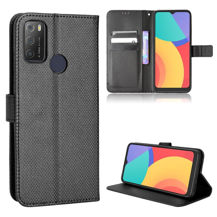 Custodia portafoglio in pelle con slot carte per smartphone compa