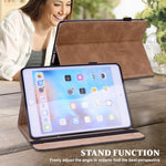 Custodia tablet in pelle rigata per Samsung Galaxy Tab