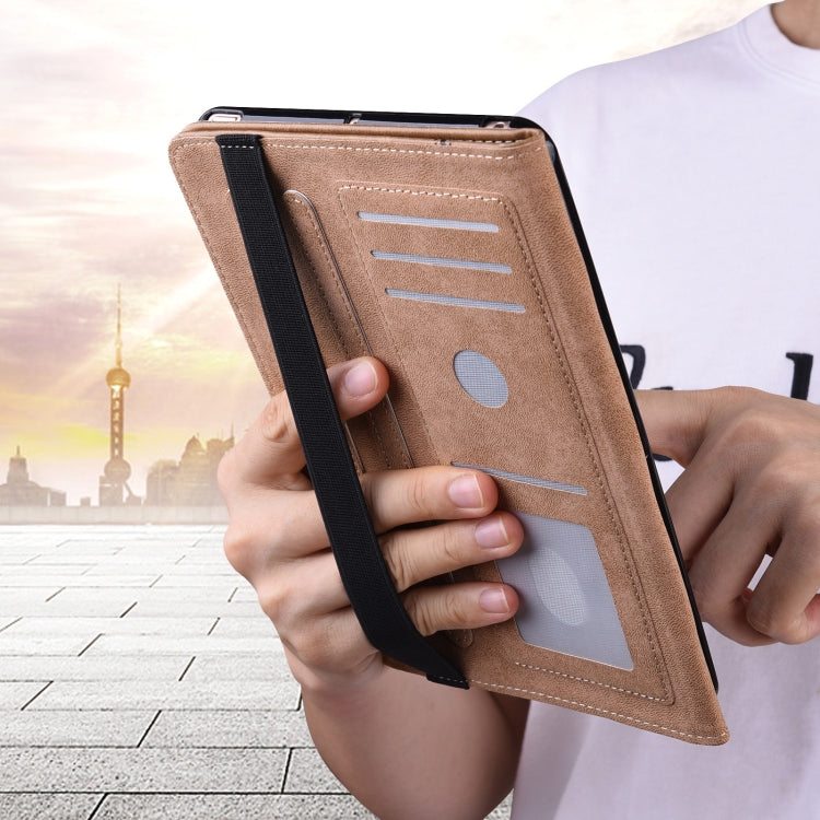 Custodia tablet in pelle rigata per Samsung Galaxy Tab