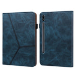 Custodia tablet in pelle rigata per Samsung Galaxy Tab