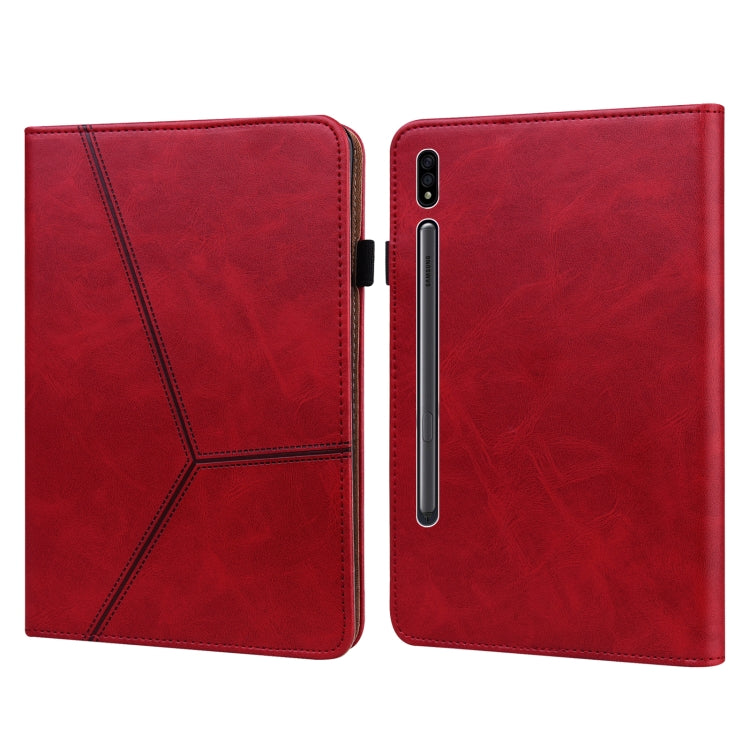 Custodia tablet in pelle rigata per Samsung Galaxy Tab
