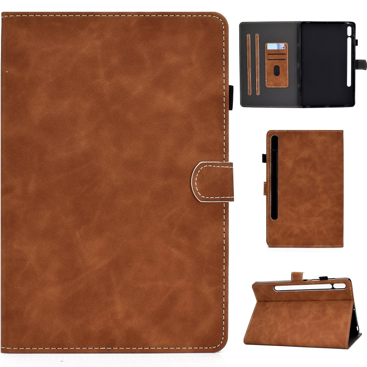 Custodia tablet in pelle con slot carte per Galaxy Tab S8 e S7