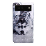 Custodia per telefono in pelle con disegno colorato con motivo a pittura 3D, For Google Pixel 7 5G, For Google Pixel 7 Pro 5G