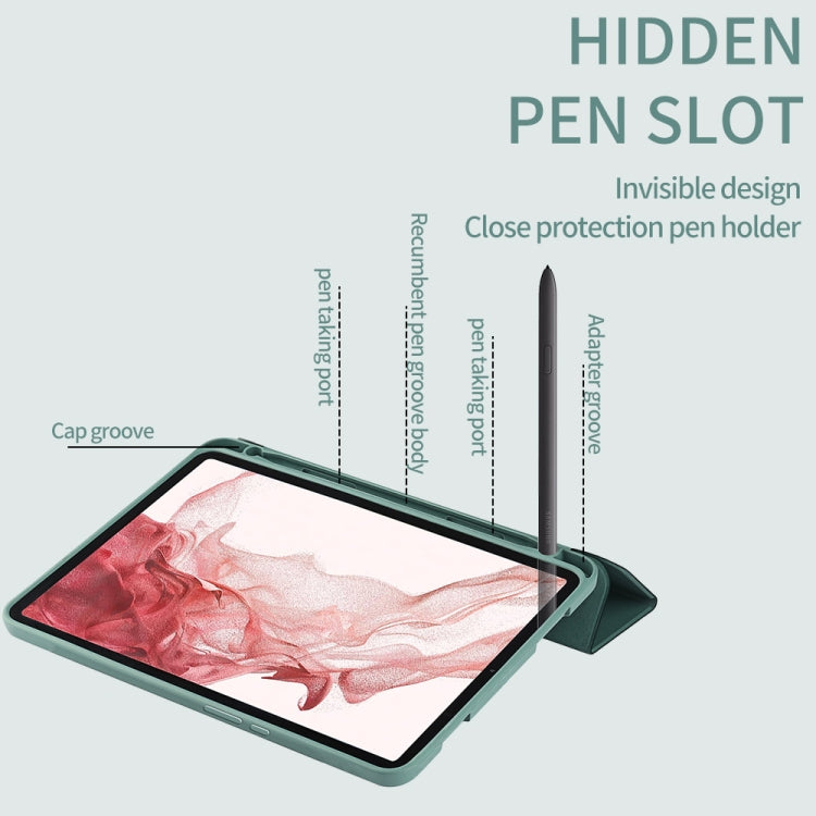 Custodia tablet in pelle TPU a 3 pieghe per Galaxy Tab S8 Ultra