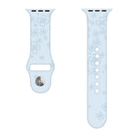 Cinturino in silicone con goffratura quadrifoglio per Apple Watch