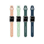 Cinturino in silicone con goffratura cactus per Apple Watch