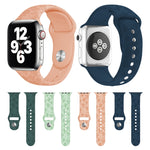 Cinturino in silicone con goffratura cactus per Apple Watch