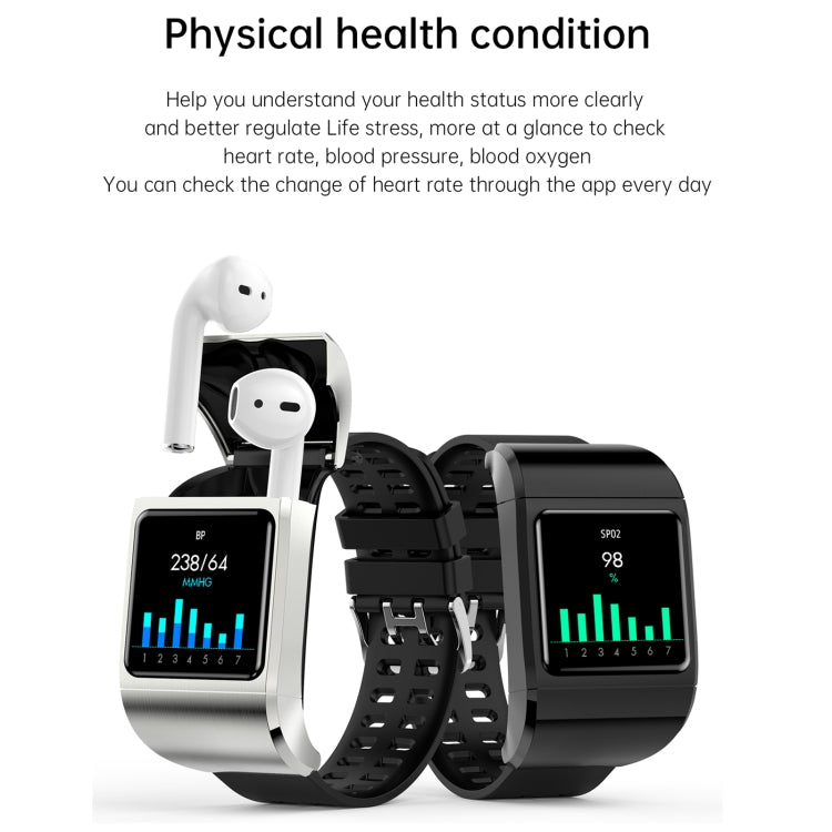 G36pro Smartwatch con auricolari Bluetooth e schermo IPS 1,3"