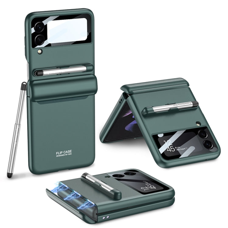 Custodia flip magnetica con penna per Samsung Galaxy Z Flip3 5G
