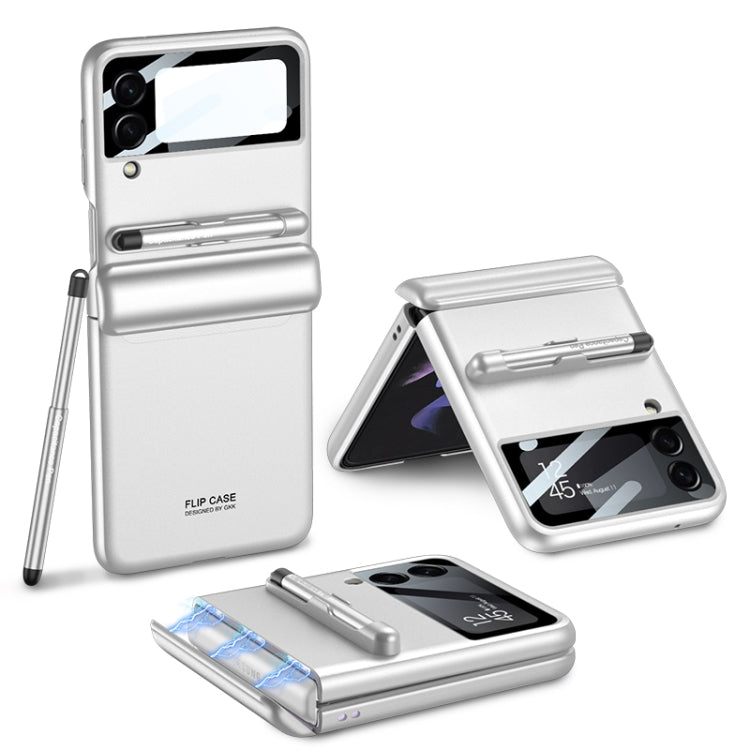 Custodia flip magnetica con penna per Samsung Galaxy Z Flip3 5G