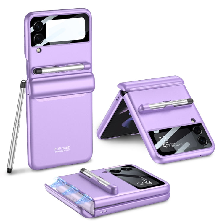 Custodia flip magnetica con penna per Samsung Galaxy Z Flip3 5G