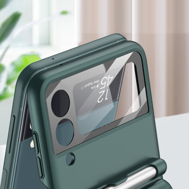 Custodia flip magnetica con penna per Samsung Galaxy Z Flip3 5G