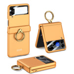 Custodia flip magnetica con anello per Samsung Galaxy Z Flip3 5G