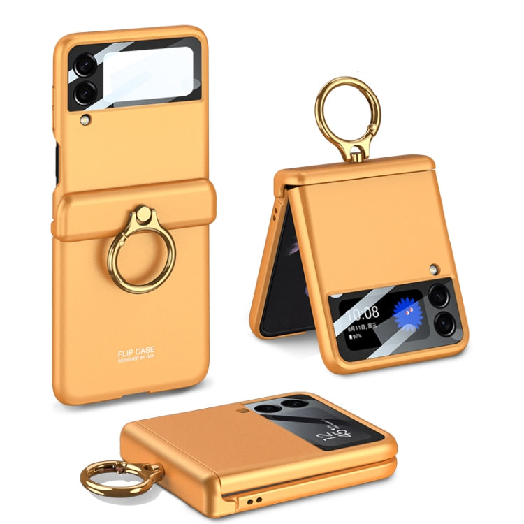 Custodia flip magnetica con anello per Samsung Galaxy Z Flip3 5G