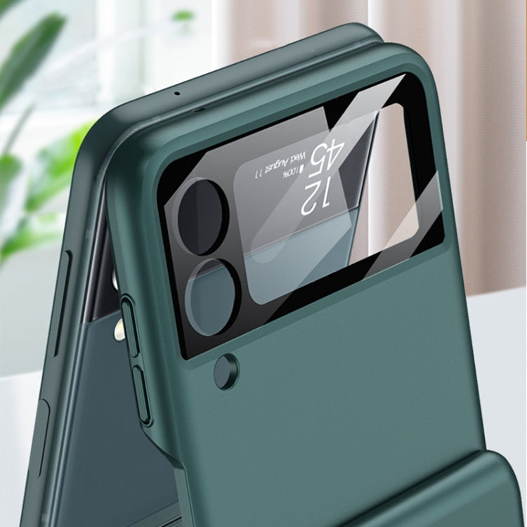 Custodia flip magnetica con anello per Samsung Galaxy Z Flip3 5G