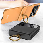 Custodia flip magnetica con anello per Samsung Galaxy Z Flip3 5G