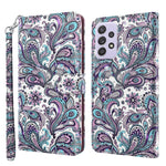 Custodia portafoglio TPU e pelle PU per Samsung Galaxy A53 5G