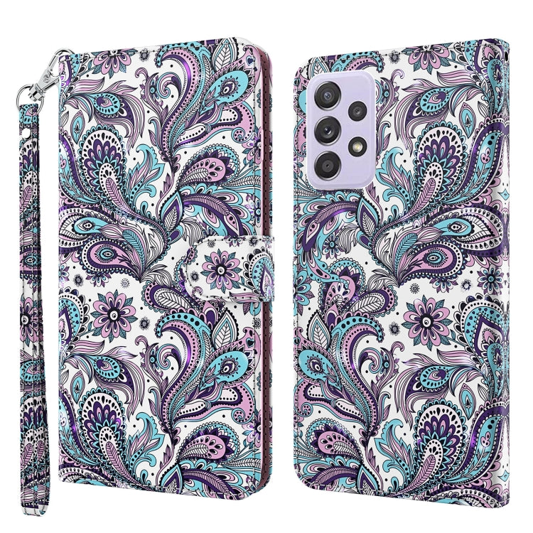 Custodia portafoglio TPU e pelle PU per Samsung Galaxy A53 5G