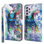 Custodia portafoglio TPU e pelle PU per Samsung Galaxy A53 5G