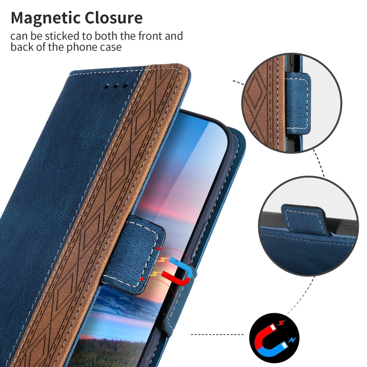 Custodia per telefono in pelle RFID magnetica laterale con cuciture, For OPPO A15, For OPPO A16, For OPPO A52 / A92 / A72, For OPPO A54 5G / A74 5G, For OPPO A73, For OPPO A94 5G