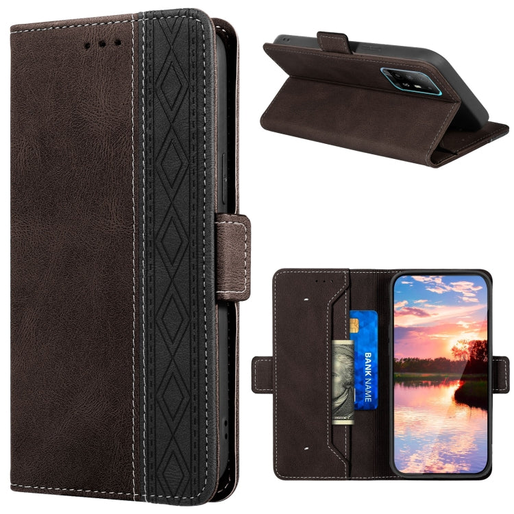 Custodia per telefono in pelle RFID magnetica laterale con cuciture, For OPPO A15, For OPPO A16, For OPPO A52 / A92 / A72, For OPPO A54 5G / A74 5G, For OPPO A73, For OPPO A94 5G