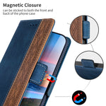 Custodia per telefono in pelle RFID magnetica laterale con cuciture, For vivo Y20, For vivo Y21 / Y21s, For vivo Y72