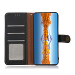 Custodia per telefono RFID KHAZNEH Custer in vera pelle, For vivo Y75 5G, For Sony Xperia 1 IV