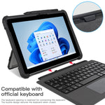 Custodia acrilico trasparente con cinturino per Surface Go e Pro