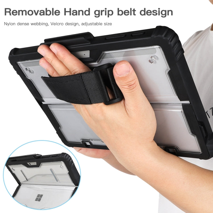 Custodia acrilico trasparente con cinturino per Surface Go e Pro