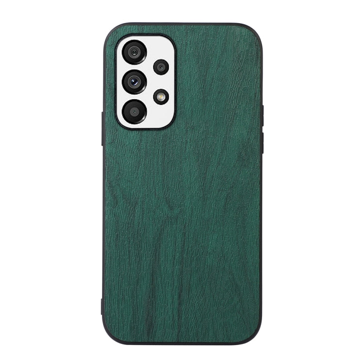Custodia in PU con struttura in legno per smartphone compatibili