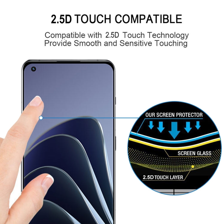 Pellicola in vetro temperato a schermo intero con bordo curvo 3D, For OnePlus 10 Pro(1 PC)