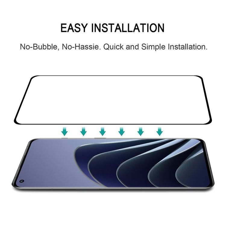 Pellicola in vetro temperato a schermo intero con bordo curvo 3D, For OnePlus 10 Pro(1 PC)
