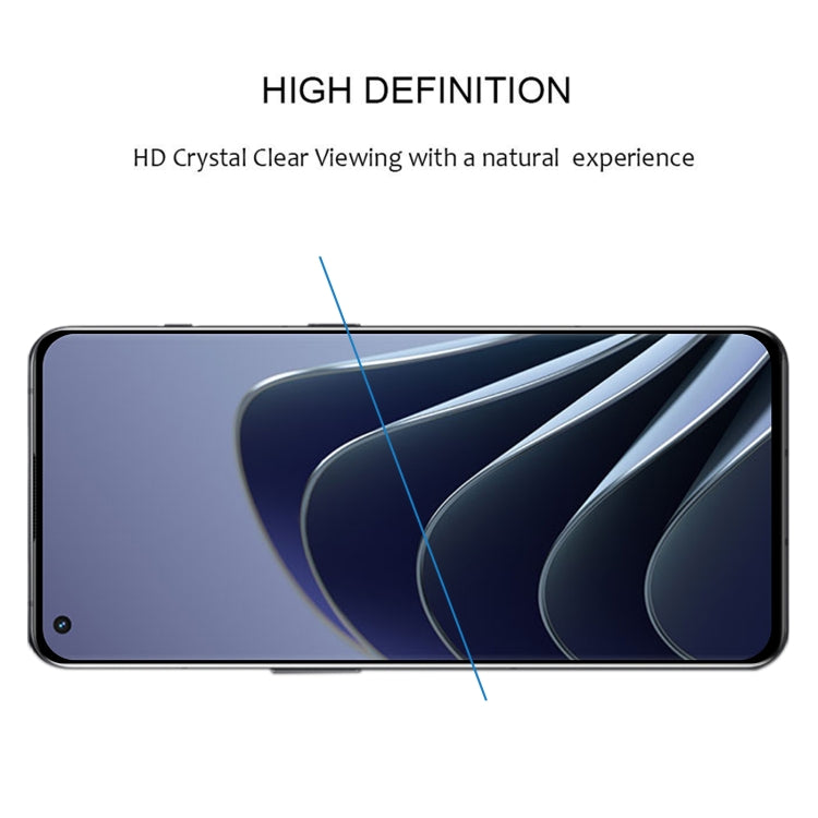 Pellicola in vetro temperato a schermo intero con bordo curvo 3D da 25 pezzi, For OnePlus 10 Pro(25 PCS)