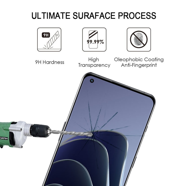 Pellicola in vetro temperato a schermo intero con bordo curvo 3D da 25 pezzi, For OnePlus 10 Pro(25 PCS)