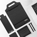 Borsa multifunzionale per laptop 12-15 pollici in pelle PU