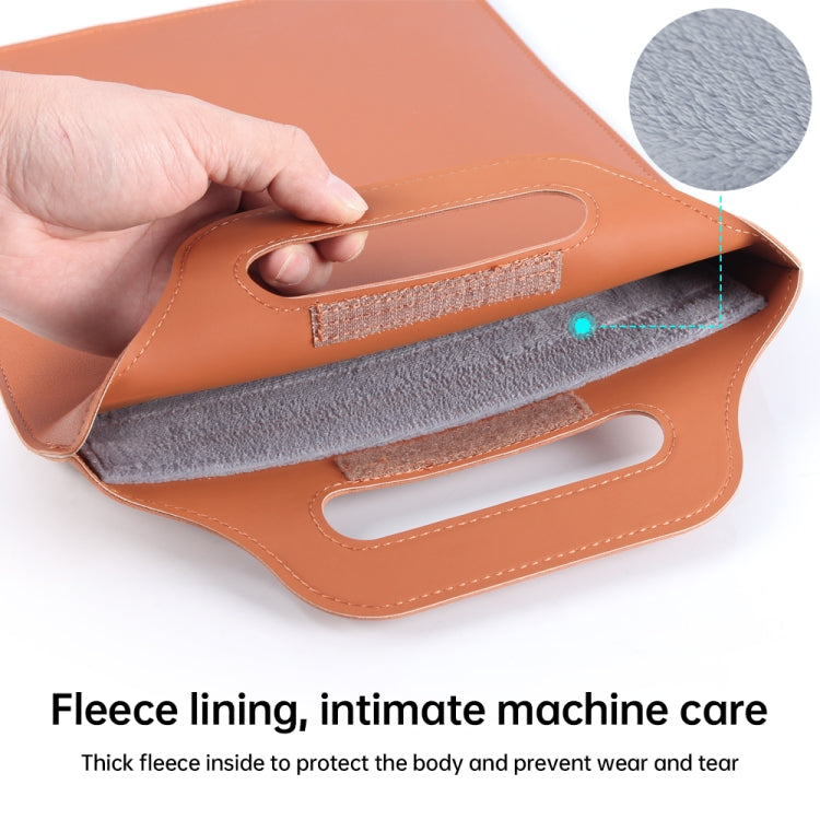 Borsa multifunzionale per laptop 12-15 pollici in pelle PU