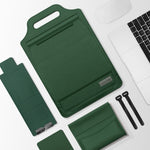 Borsa multifunzionale per laptop 12-15 pollici in pelle PU